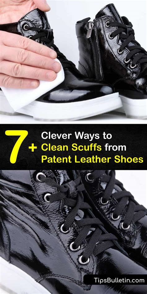 scuff marks on patent leather shoes